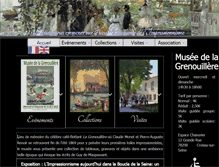 Tablet Screenshot of grenouillere-museum.com